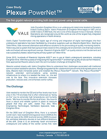 Vale Creighton Mine January 2020