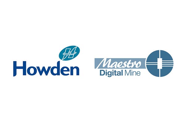 Image of the Maestro Digital Mines logo and Howden logo.