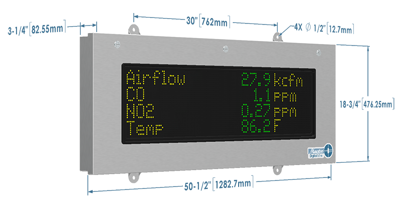 Superbrite Dimensions es