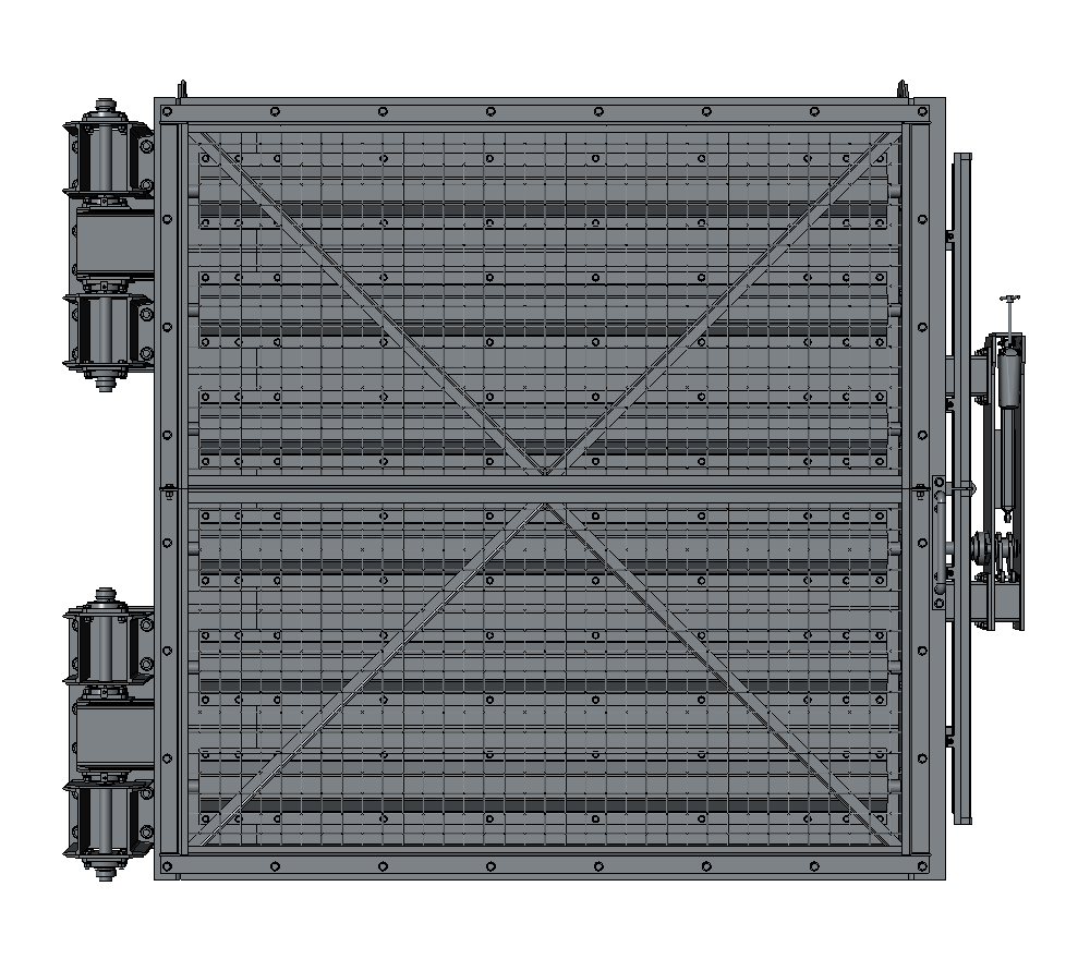 Single Swing Out Door Design